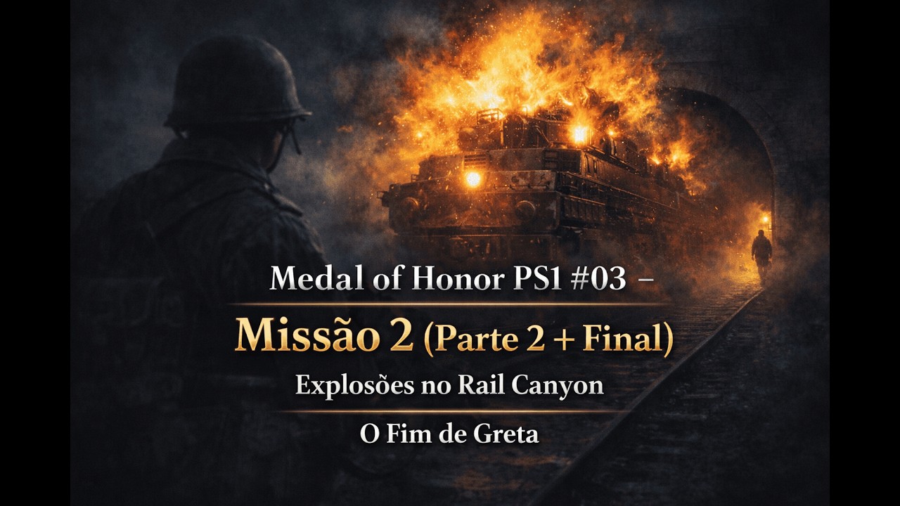 Medal of Honor (1999) #03 – Missão 2 (Parte 2)! Sabotagem Total e Fuga Explosiva Railgun Greta