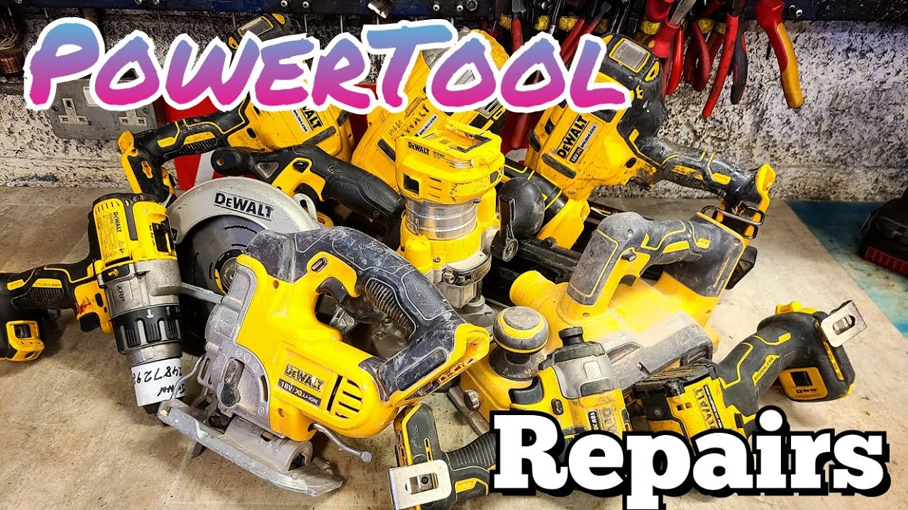 Another Big load of Dewalt cordless tools in for Repair. Let's see what can be, and is worth fixing.