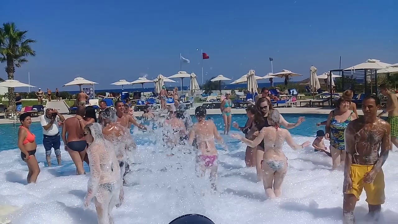 Hotel Iberostar Diar Andalous, Port El Kantaoui, Tunisia foam mousse party