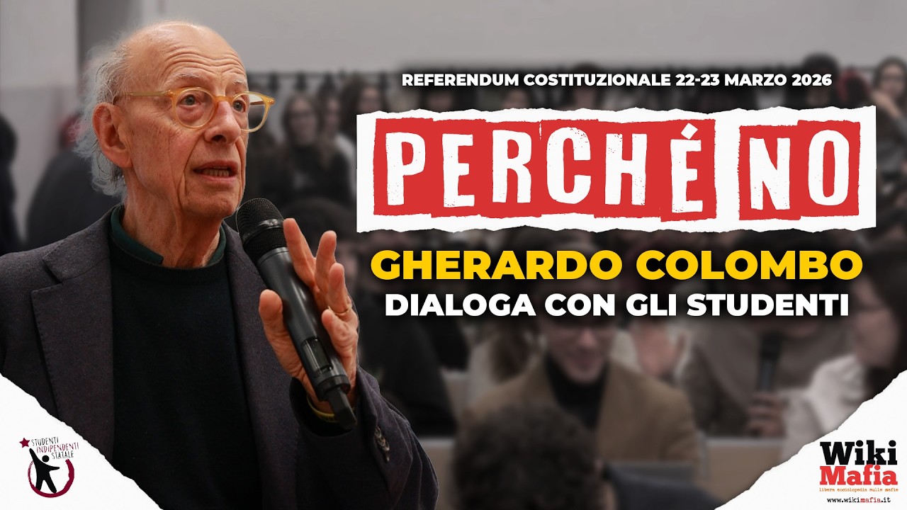 Perché NO - Gherardo Colombo sul referendum costituzionale
