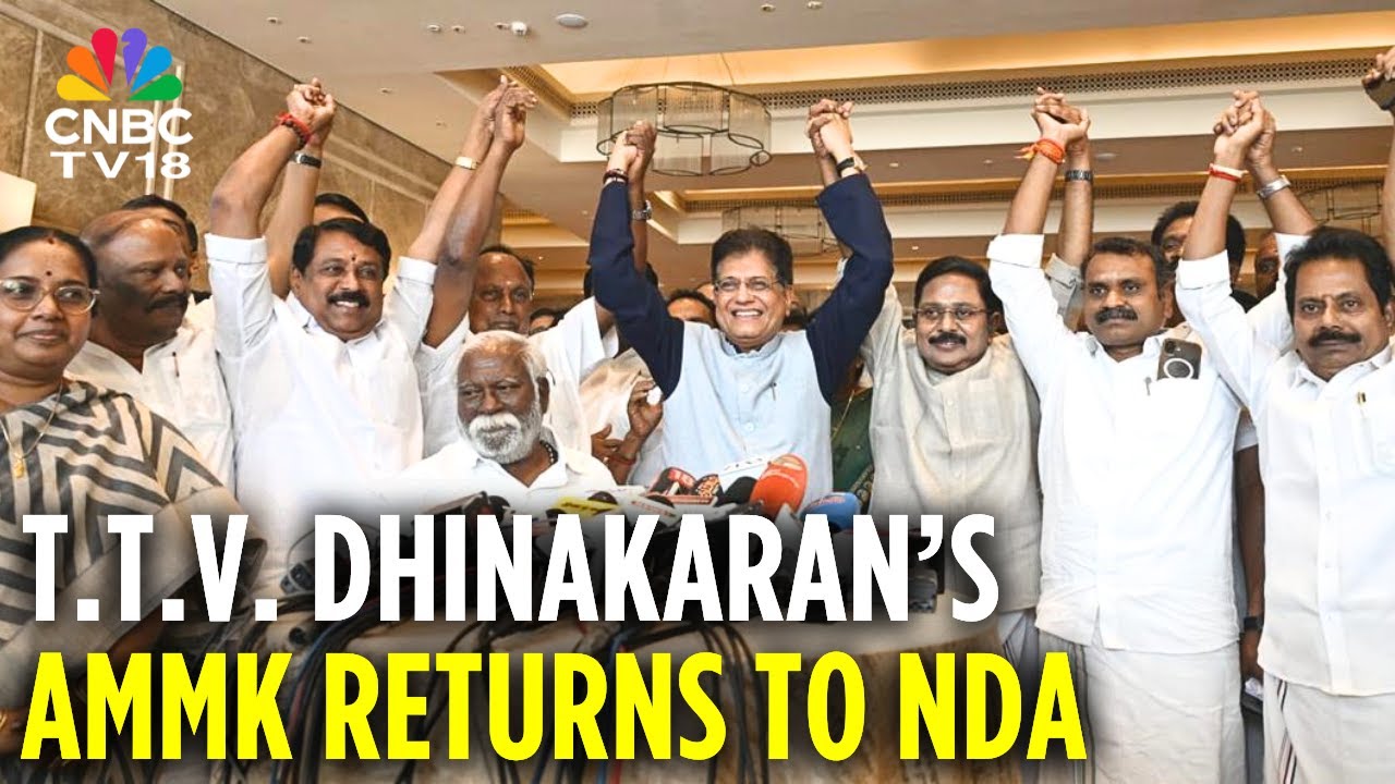 T.T.V. Dhinakaran’s AMMK Returns To NDA in Tamil Nadu Ahead of Assembly Elections | N18V