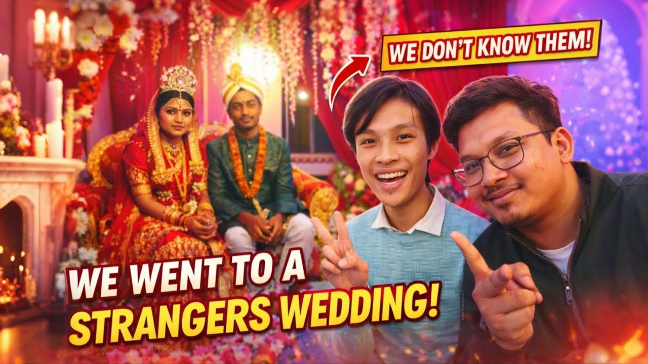 We Went to a Stranger’s Wedding 💍😂