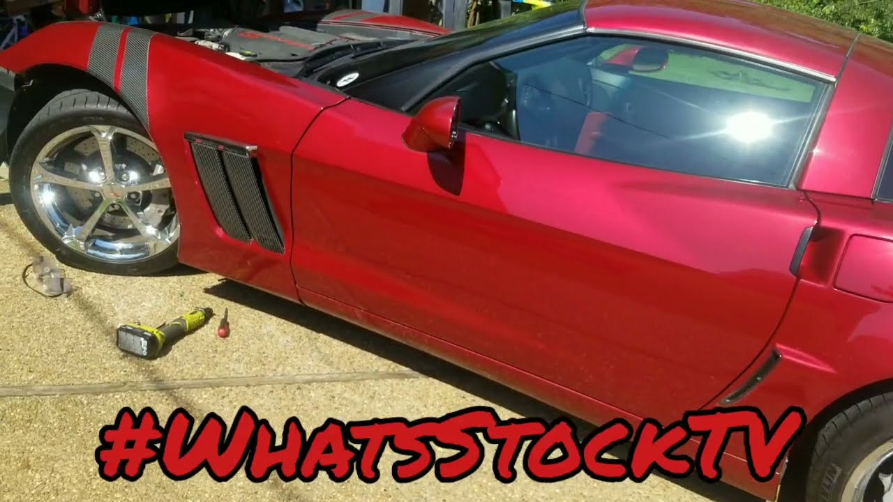 C6 Corvette How To Install Fender Vent LED Lights