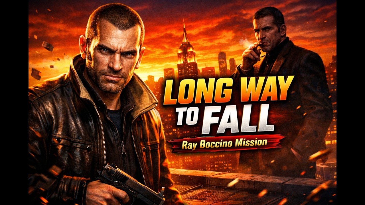 GTA-4 *walkthrough*||Mission: Long way to fall(Ray boccino mission)