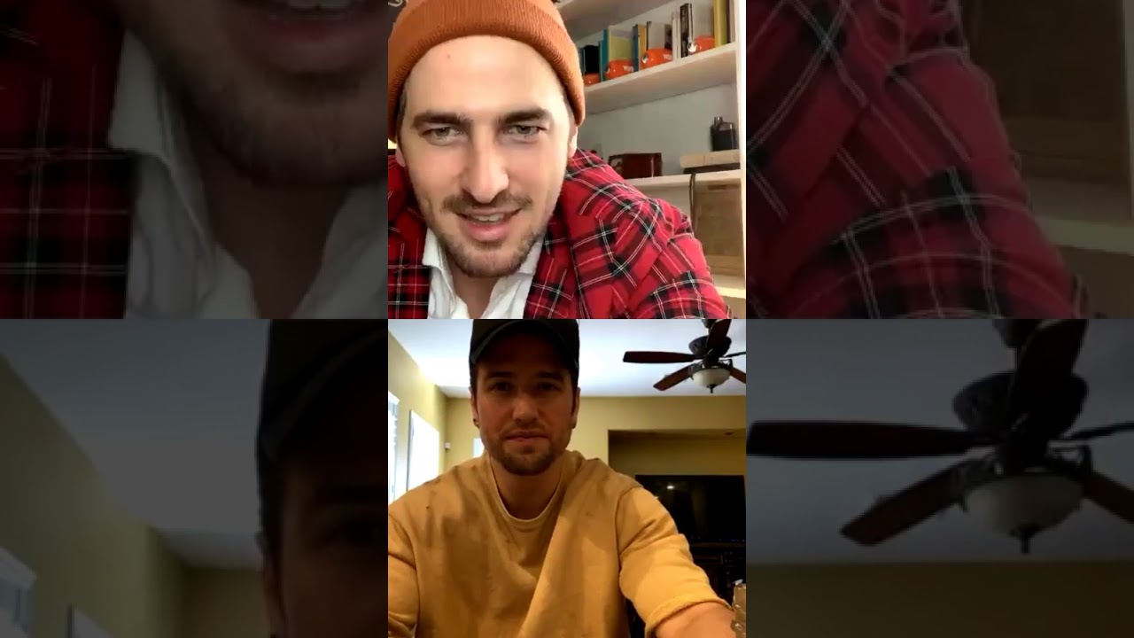Logan Henderson Instagram Live With Kendall Schmidt