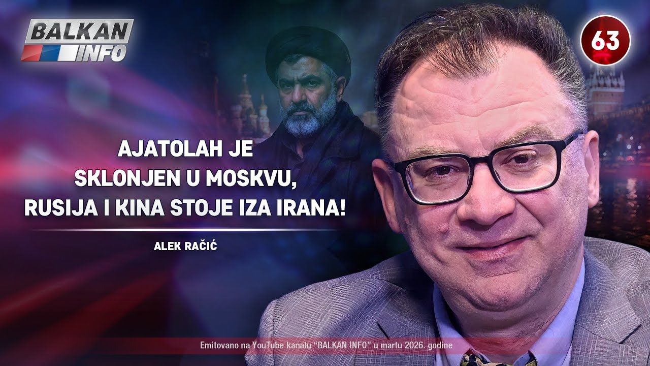 INTERVJU: Alek Račić – Ajatolah je sklonjen u Moskvu, Rusija i Kina stoje iza Irana! (18.3.2026)