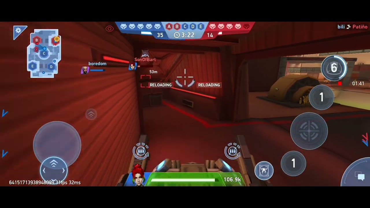 Mech arena (getting three kills just on one guy and getting carried)