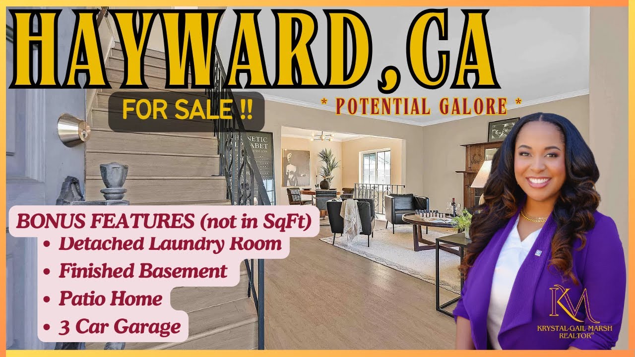 Living in Hayward Home FOR SALE!| 1,916 SF | 4 Bed | EV Charger Hookup | California
