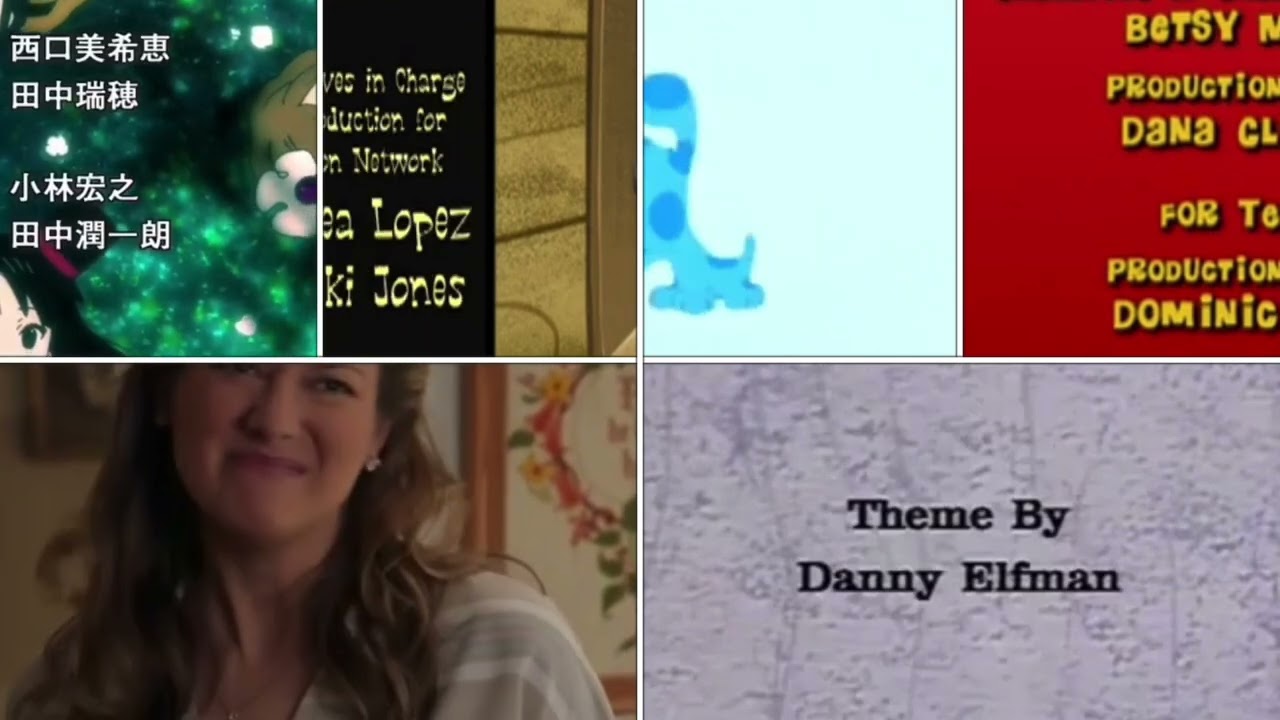 AM, Beetlejuice, Blue’s Clues, Camp Lazlo, K-ON, World Of Quest, Young Sheldon Credits Remix