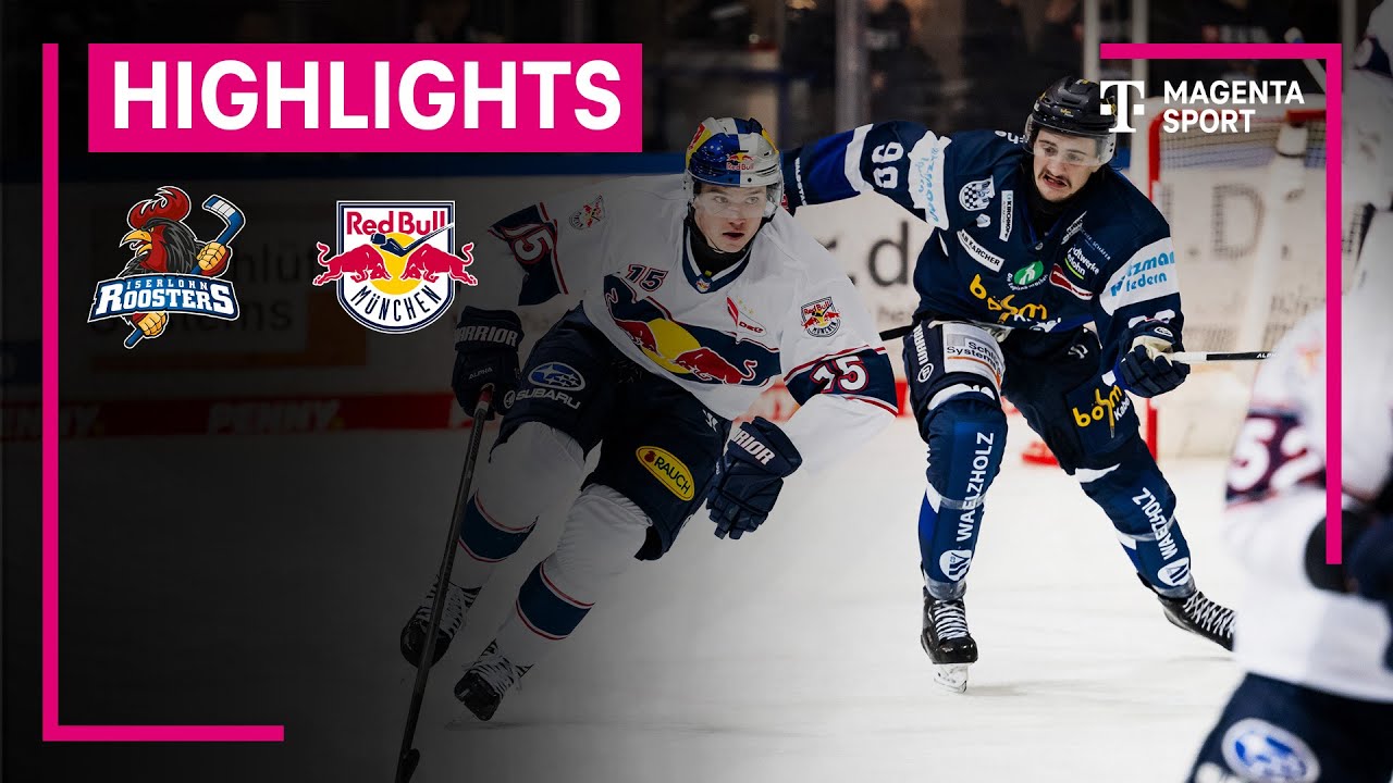 Iserlohn Roosters - EHC Red Bull M&uuml;nchen | PENNY DEL | MAGENTA SPORT
