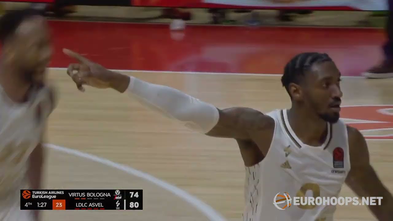 Virtus Segafredo Bologna - LDLC ASVEL Villeurbanne 79-84: Jonah Mathews (16 points on 4/6 3PT)
