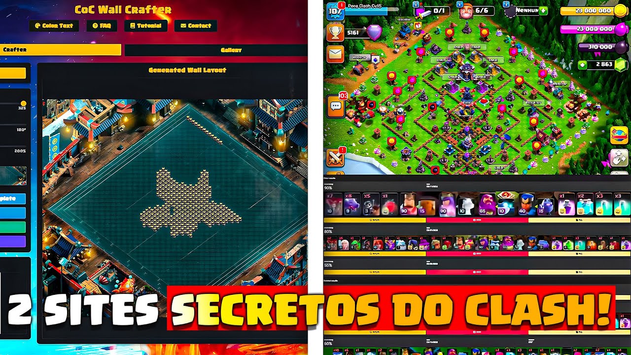 Esses 2 Sites Vão REVOLUCIONAR sua Experiência no Clash of Clans - Você Não Quer Perder Isso!
