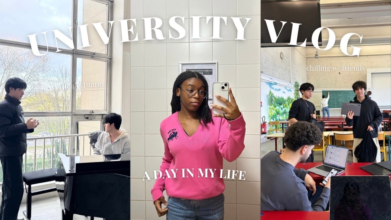 uni vlog @ paris dauphine : piano, amis & cours 📚