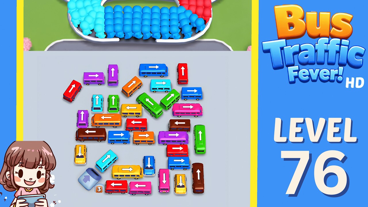 Bus Traffic Fever Level 76 Solution Walkthrough
