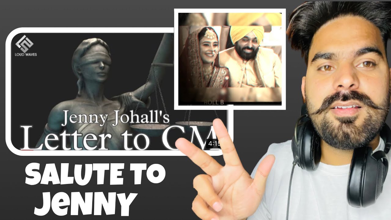 REACTION ON : Letter to CM | Jenny Johal | Prince Saggu