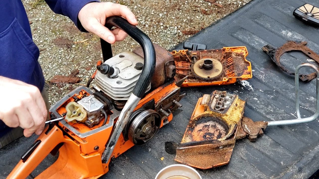 Tailgate time! 1984 Husqvarna 61 rancher, DOA......... will it run?