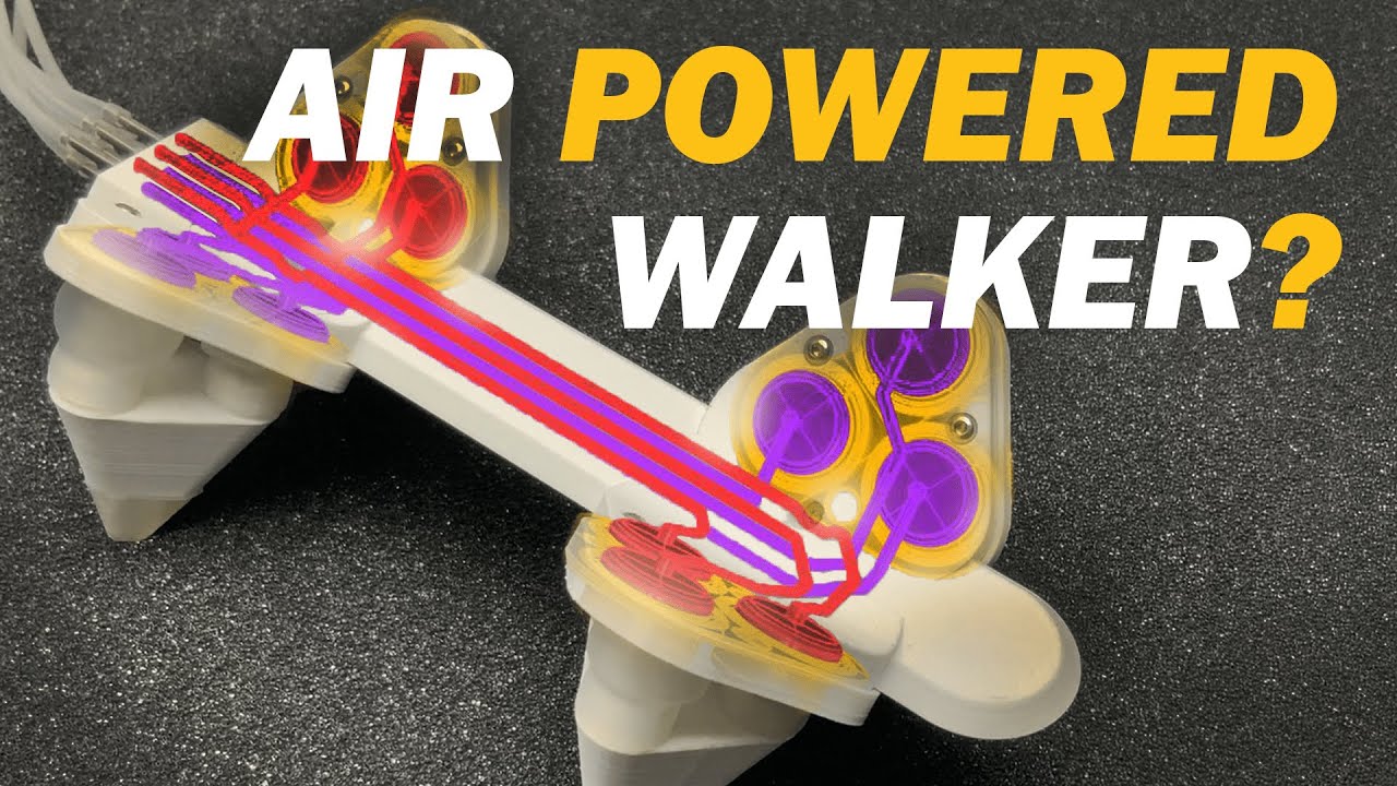 Печать мягкого микрофлюидного робота-саламандры!