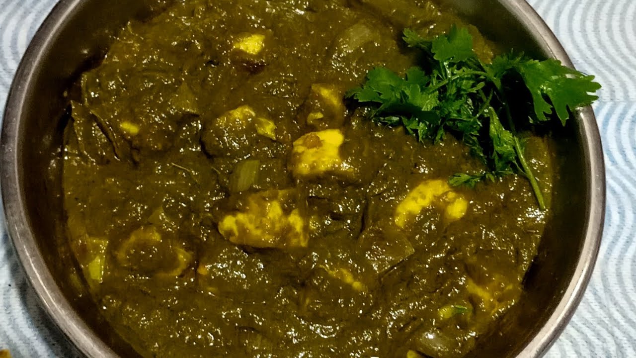 పాలక్ పన్నీర్ రెసిపీ😋 |Tasty Palak Paneer recipe