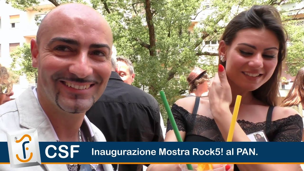 Inaugurazione della Mostra Rock! al PAN di Napoli