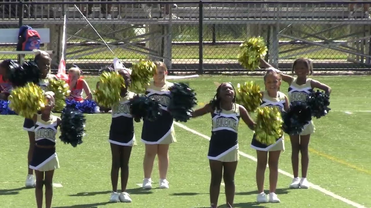 Dacula Cheerleaders Halftime Show on 240921 Cheer Routine
