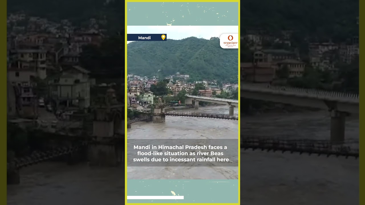Watch | Mandi in Himachal Pradesh faces a flood-like situation