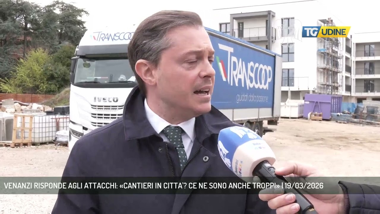 VENANZI RISPONDE AGLI ATTACCHI: «CANTIERI IN CITTA'? CE NE SONO ANCHE TROPPI» | 19/03/2026