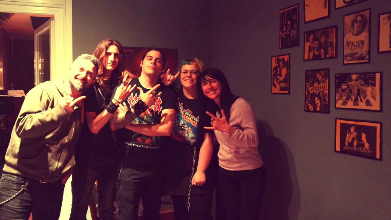 Hell Riders Recording Session