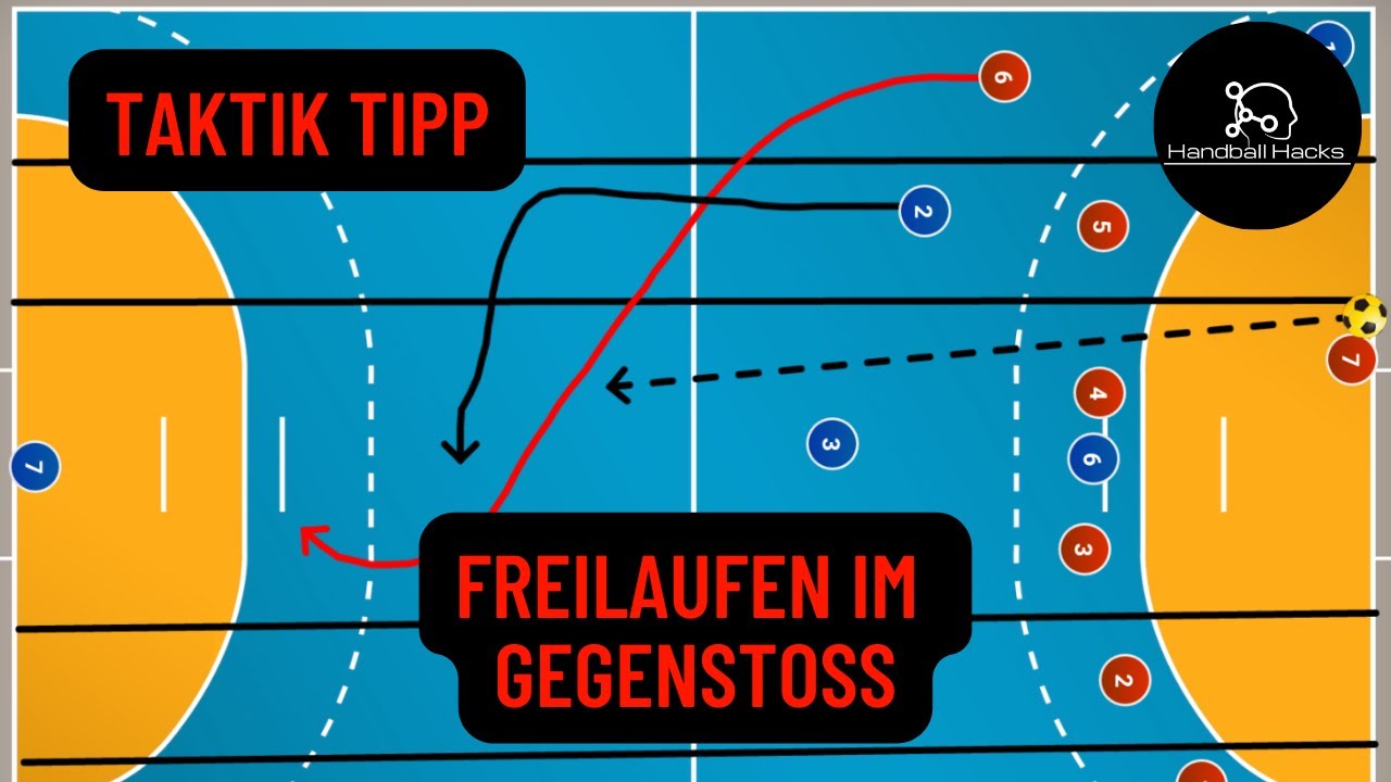 Freilaufen im Gegensto&szlig; (1. Phase) - Taktiktipp f&uuml;r bessere Gegenst&ouml;&szlig;e