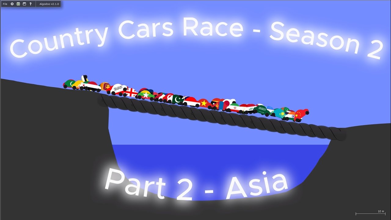 Country Cars Race - Season 2 - Part 2 : Asia