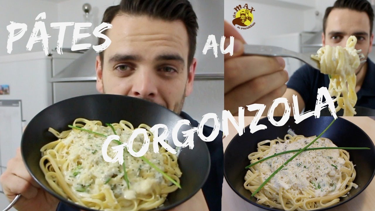 PATES AU GORGONZOLA Magnifiques!!!recette simple et rapide  #plat facile et rapide