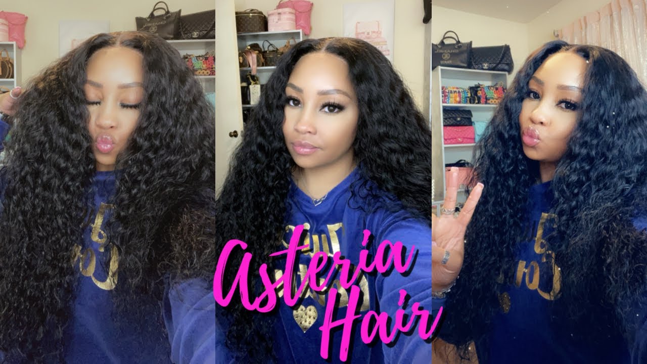 🔥Super Natural Water Wave HD 5x5 Closure Wig Quick Install | No Glue & No Plucking | Asteria Hair