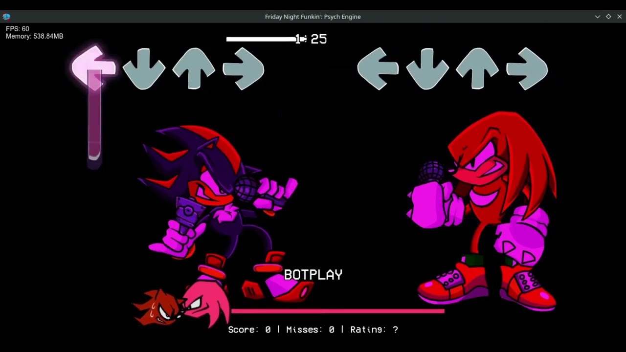 FNF You Can't Run, but Shadow and Knuckles sing it!