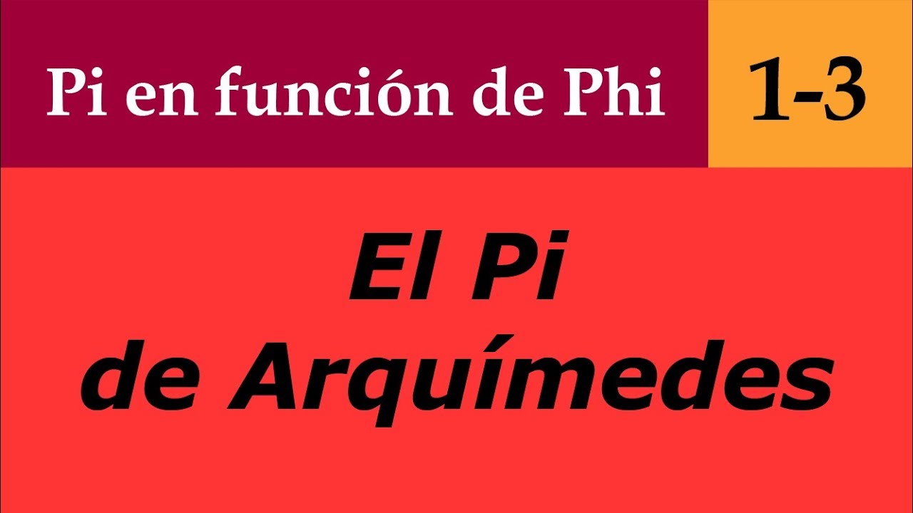 El Pi de Arquímedes