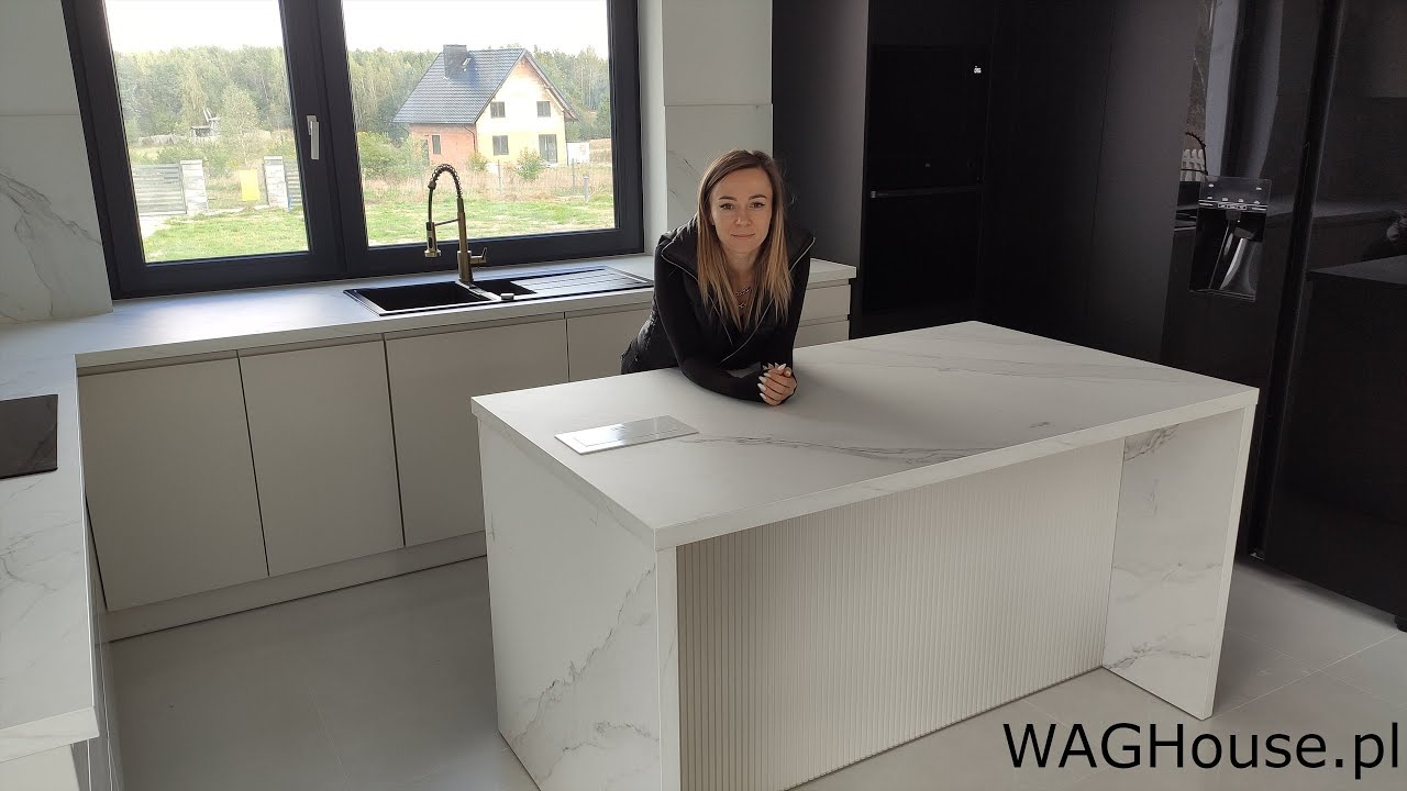 Gotowa kuchnia i salon :D  Nowoczesna stodoła 160m2