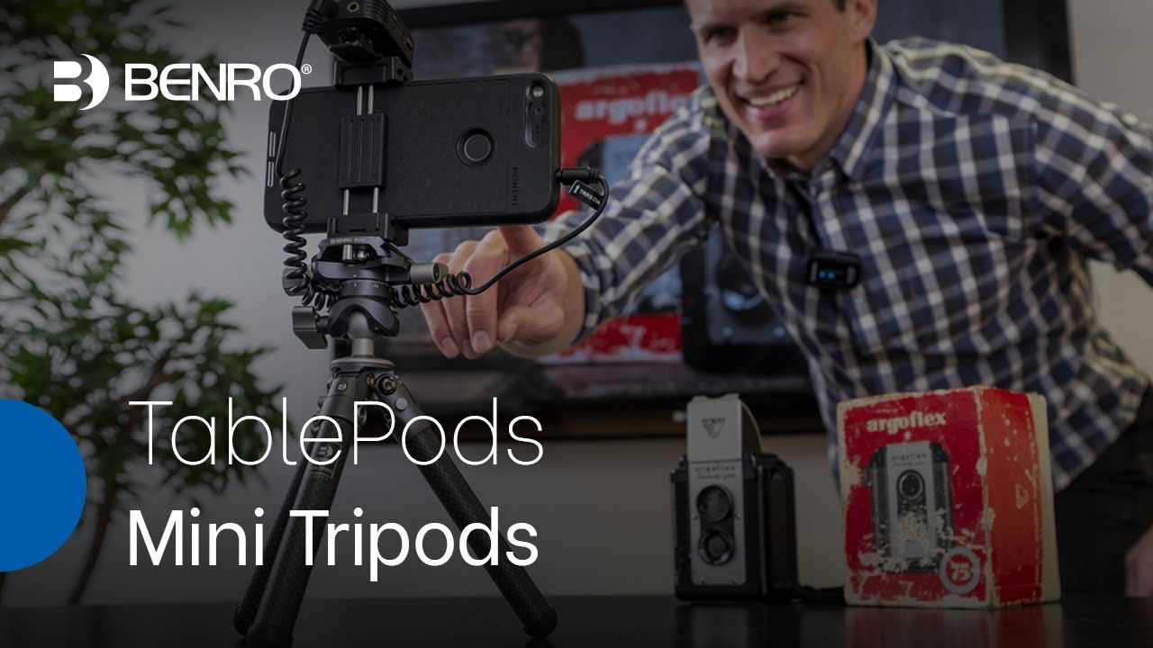 Комплекты Benro TablePod | Универсальные карманные настольные штативы из углеродного волокна