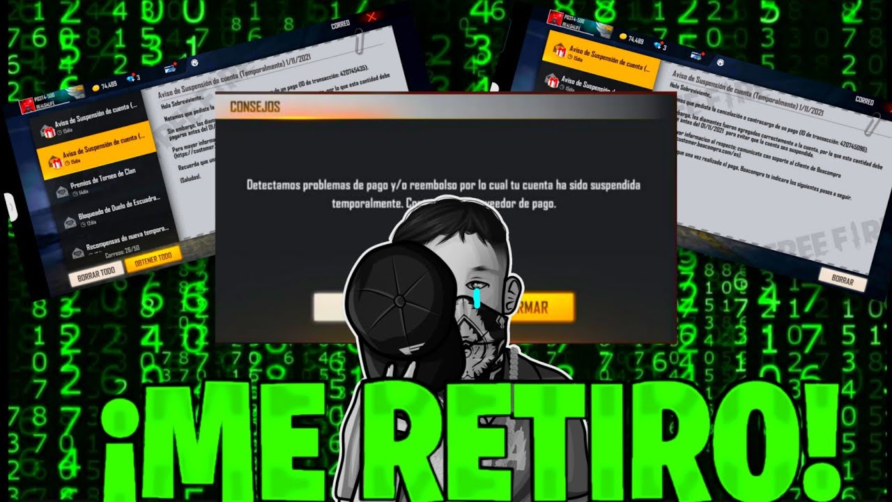 &iexcl;ME SUSPENDIERON MI CUENTA!😭 &iexcl;ME RETIRO!💔 //RG4 POETA