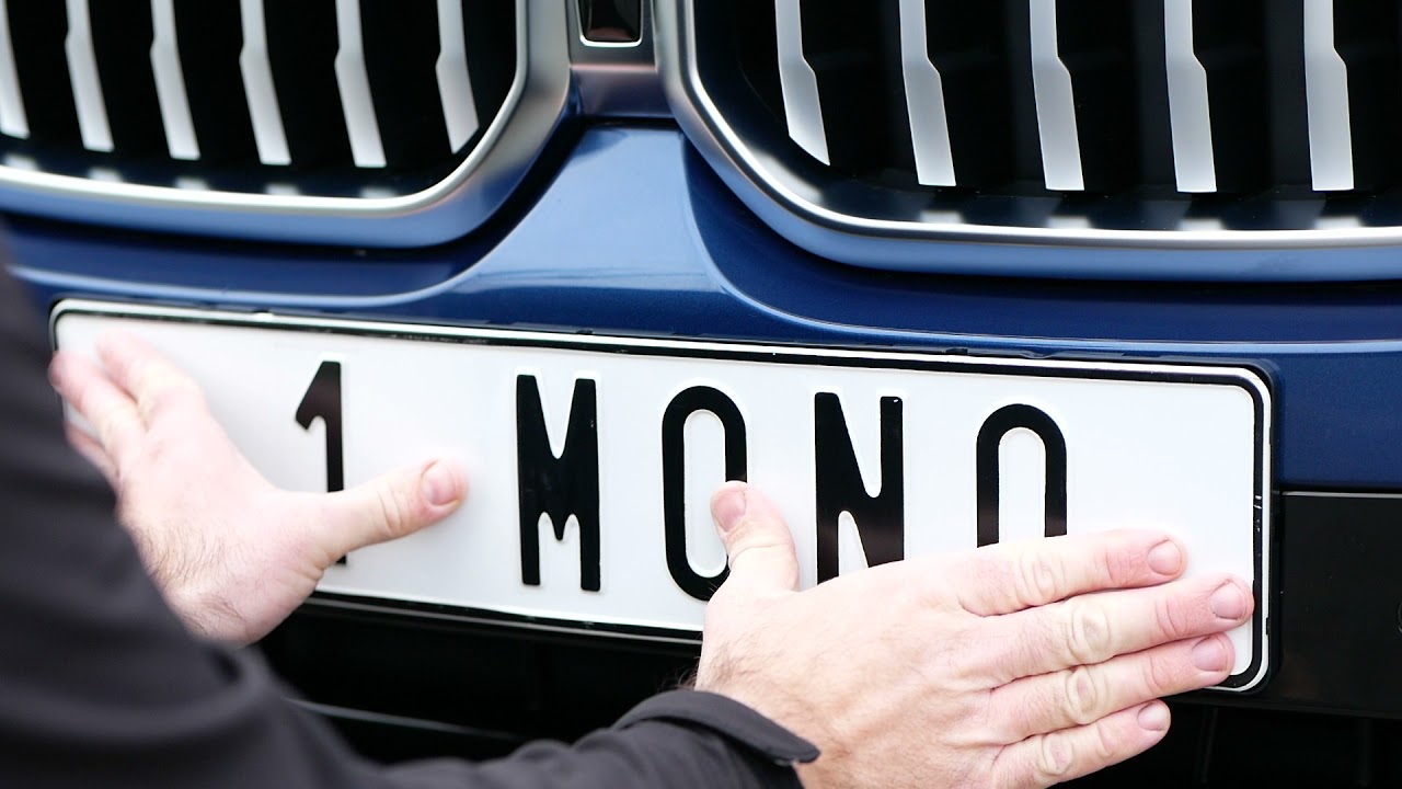 Alti Giri MONO Black - instalace držáku SPZ na BMW X3 - Rámečky pod SPZ