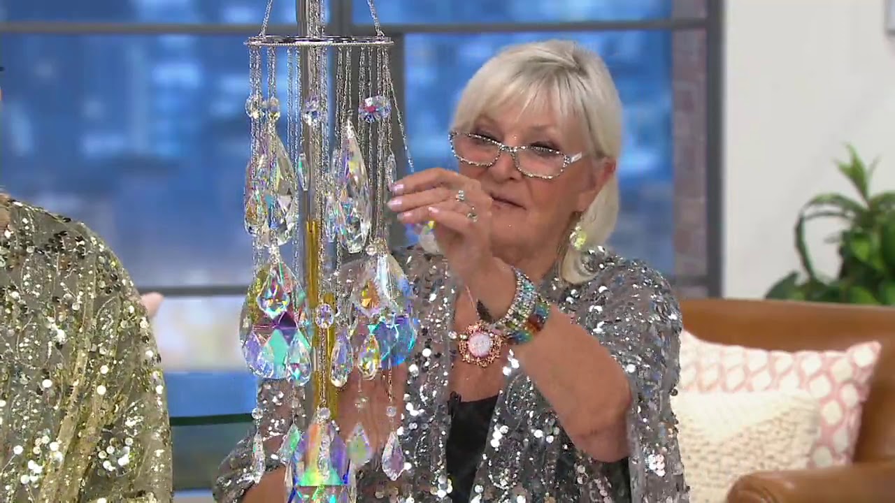 Kirks Folly Dance of the Crystal Queen Windchime on QVC