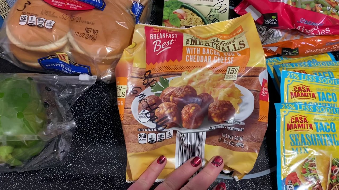 February 2021 WW Weight Watchers Aldi Budget Grocery Food Haul
