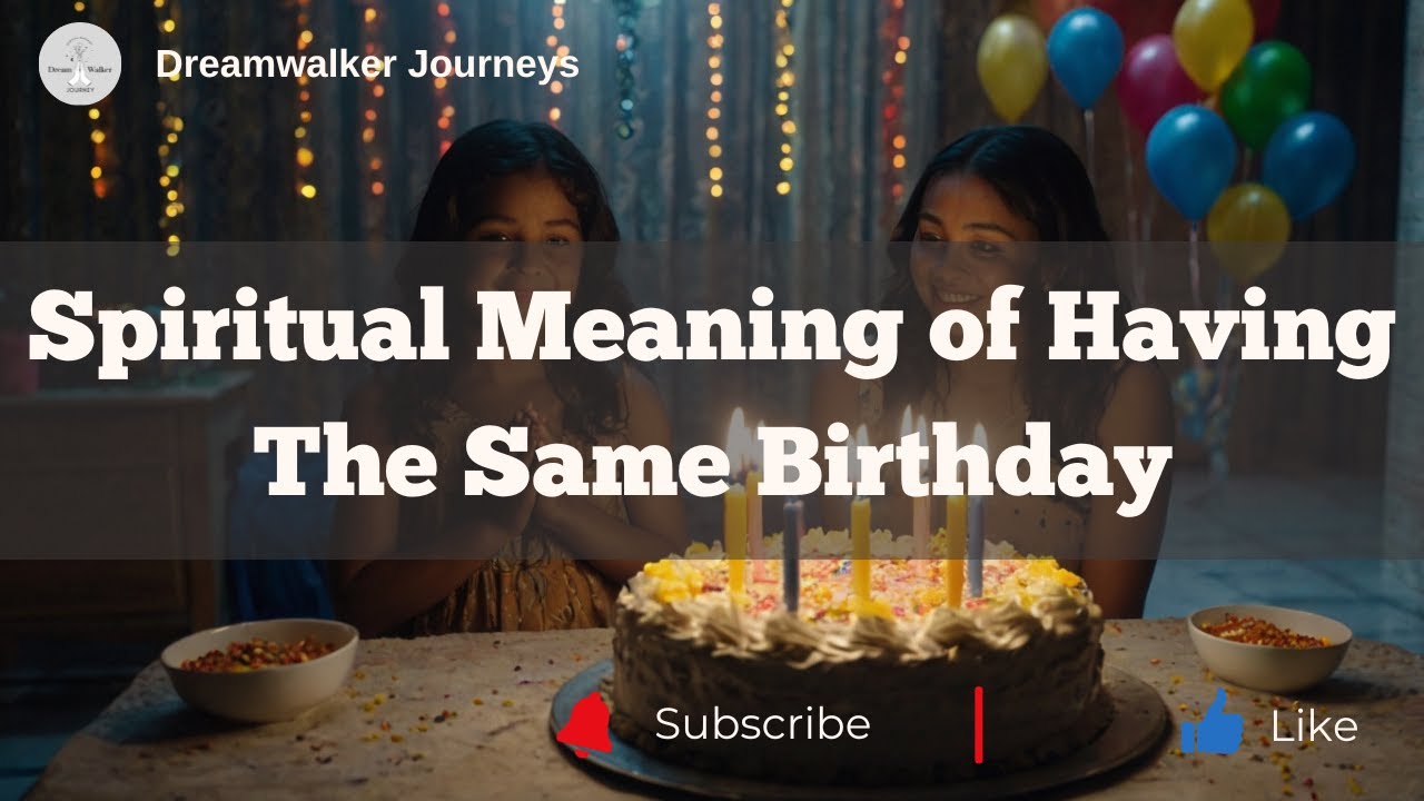 Unraveling the Spiritual Meaning of Sharing a Birthday