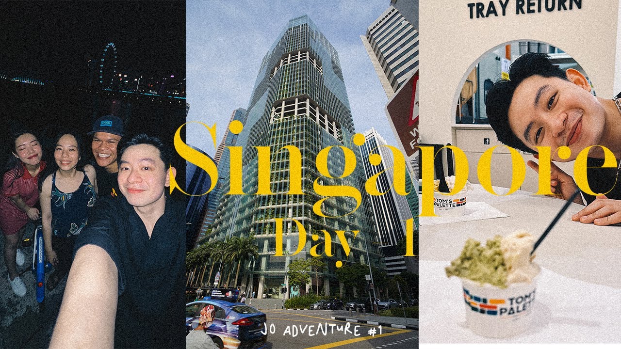 Singapore Day 1 ♥ (Jewel, JJH Hotel, Ah Loy Thai, Tom's Pallete, East Coast Park, Marina Bay Sands)