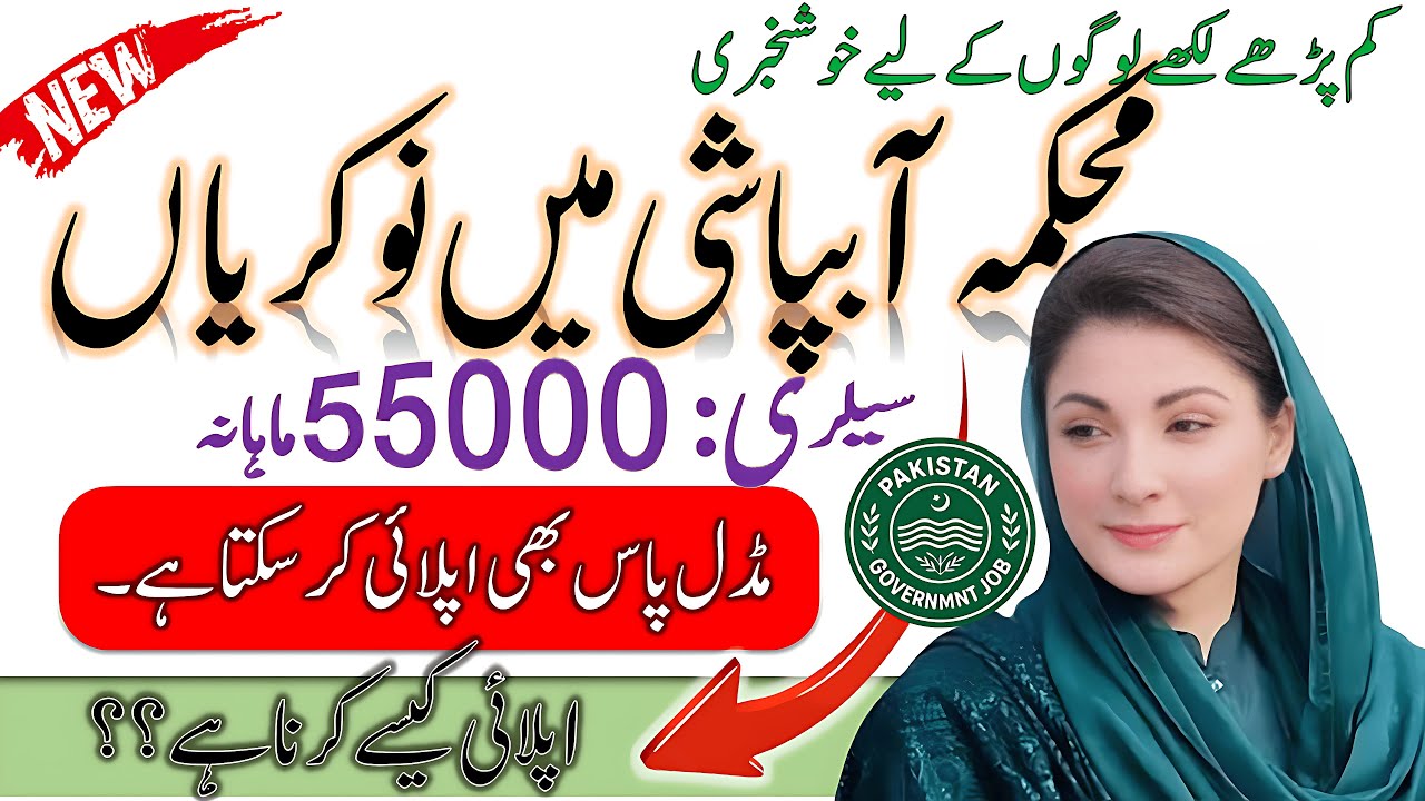 Irrigation Department Jobs 2026 | Pakistan Government job | Irrigation Department New Jobs