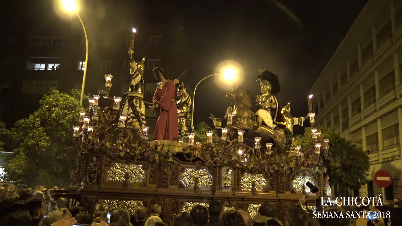 [4K] Misterio Ntro.Padre Jesús de la Esperanza en el Puente del Cedrón 2018