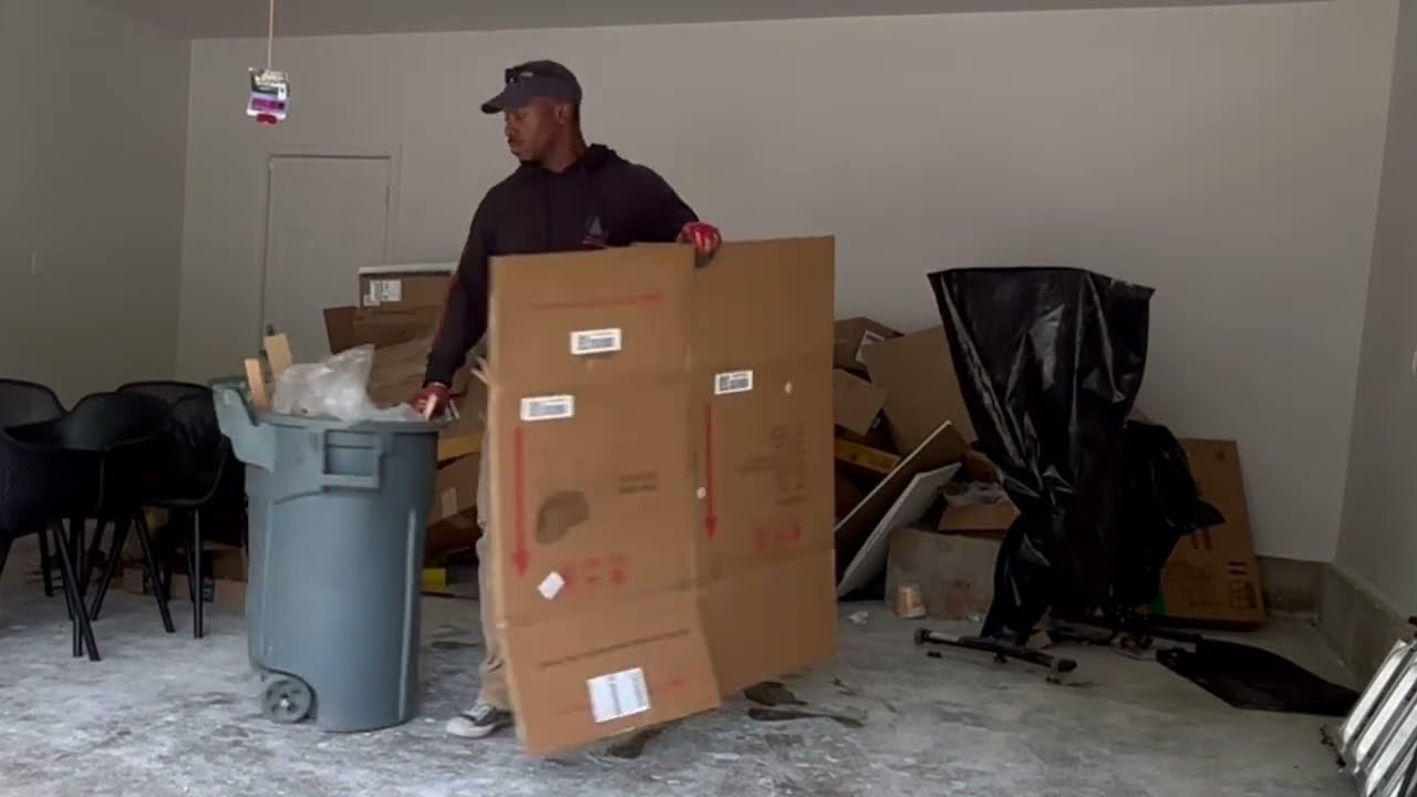 Garage cleanout in Dallas, Texas!! Part 1