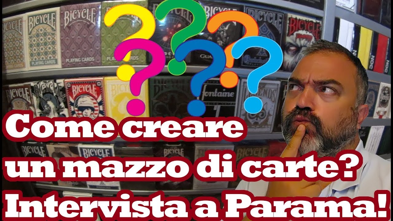 💡Come creare un mazzo di carte? 💡 PARAMA PLAYING CARDS intervista💡