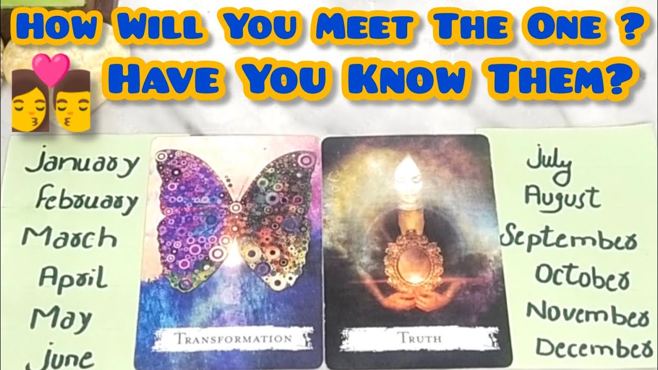 How Will You Meet The One?✨ 👩‍❤️‍💋‍👨✨Have You Know The One Hindi Tarot Reading