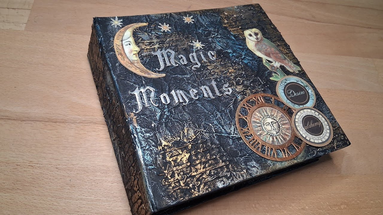Walkthrough Minalbum Alchemy von Stamperia