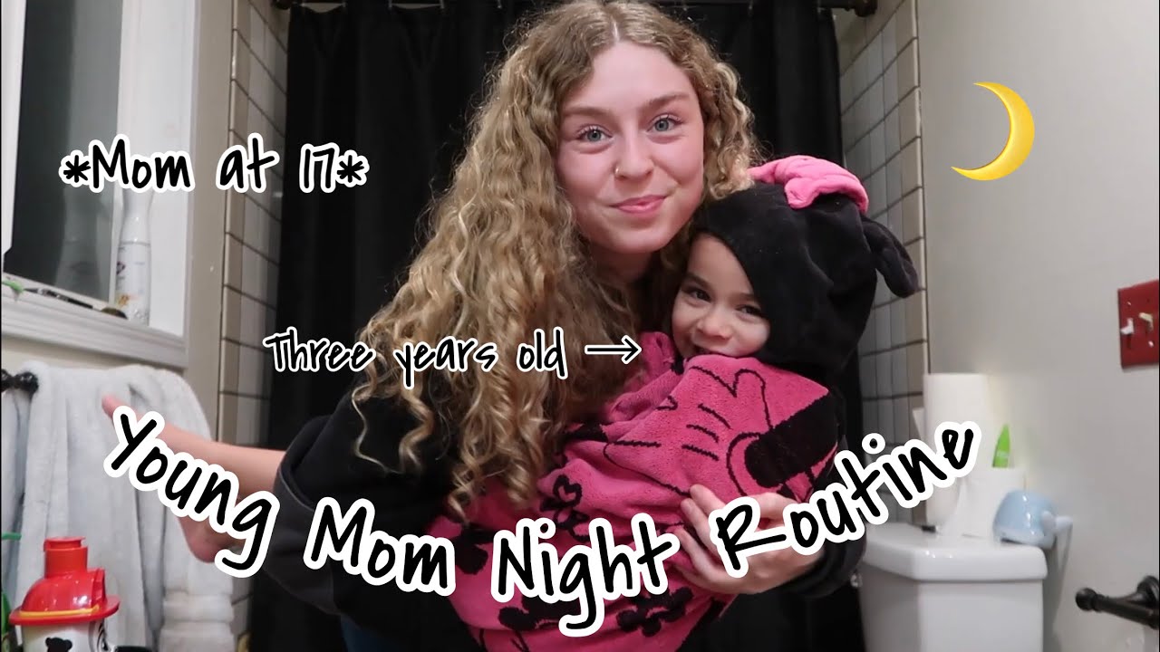 Young Mom Night Routine With A Toddler