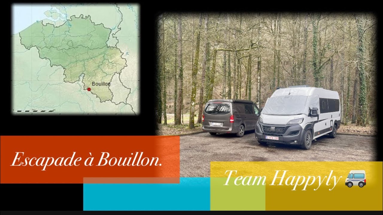 Escapade à Bouillon #vanlife #camping car #roadtrip 