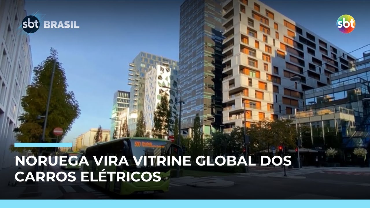 Oslo vira referência mundial com carros elétricos e mobilidade sustentável | #SBTBrasil